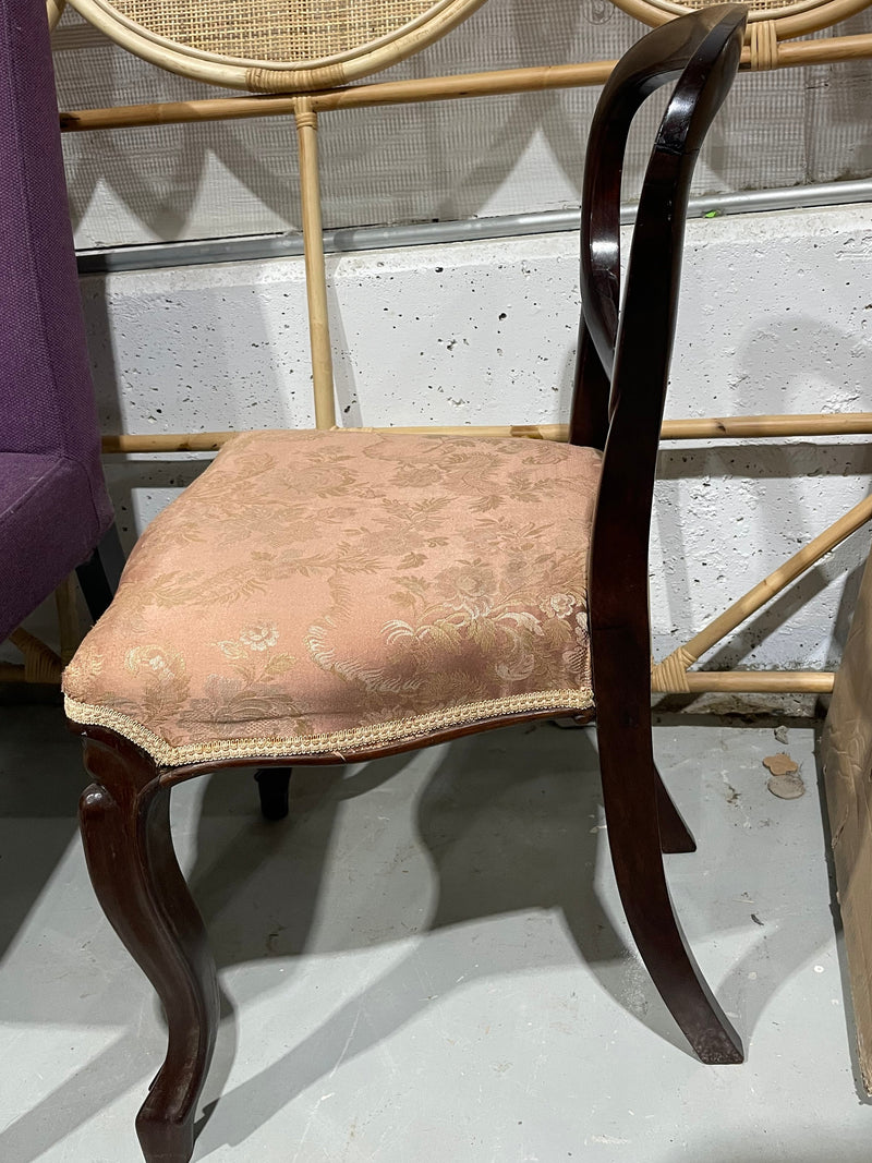 Vintage Victorian Balloon-back Chair