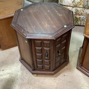 Square Face Octagonal Side Table