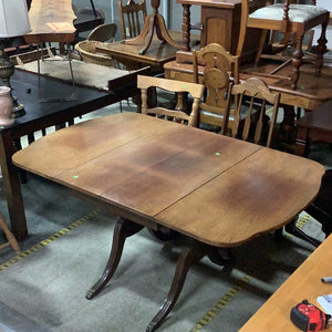 Claw Foot Folding Dining Table