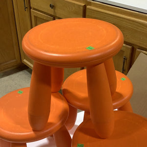 Orange Plastic Seats