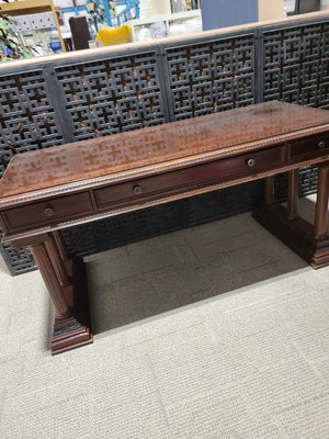 Bombay Company Desk With Glass Top