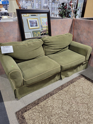 Large Green 2 Cushion Couch