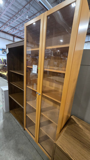 Light Tall Brown Hutch