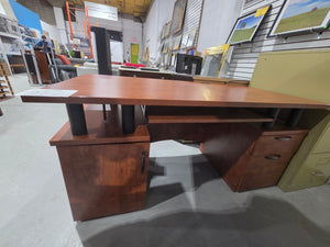 Dual-Pedestal Executive Office Desk
