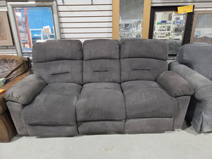 Charcoal Grey Fabric Sofa