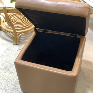 Brown Storage Ottoman