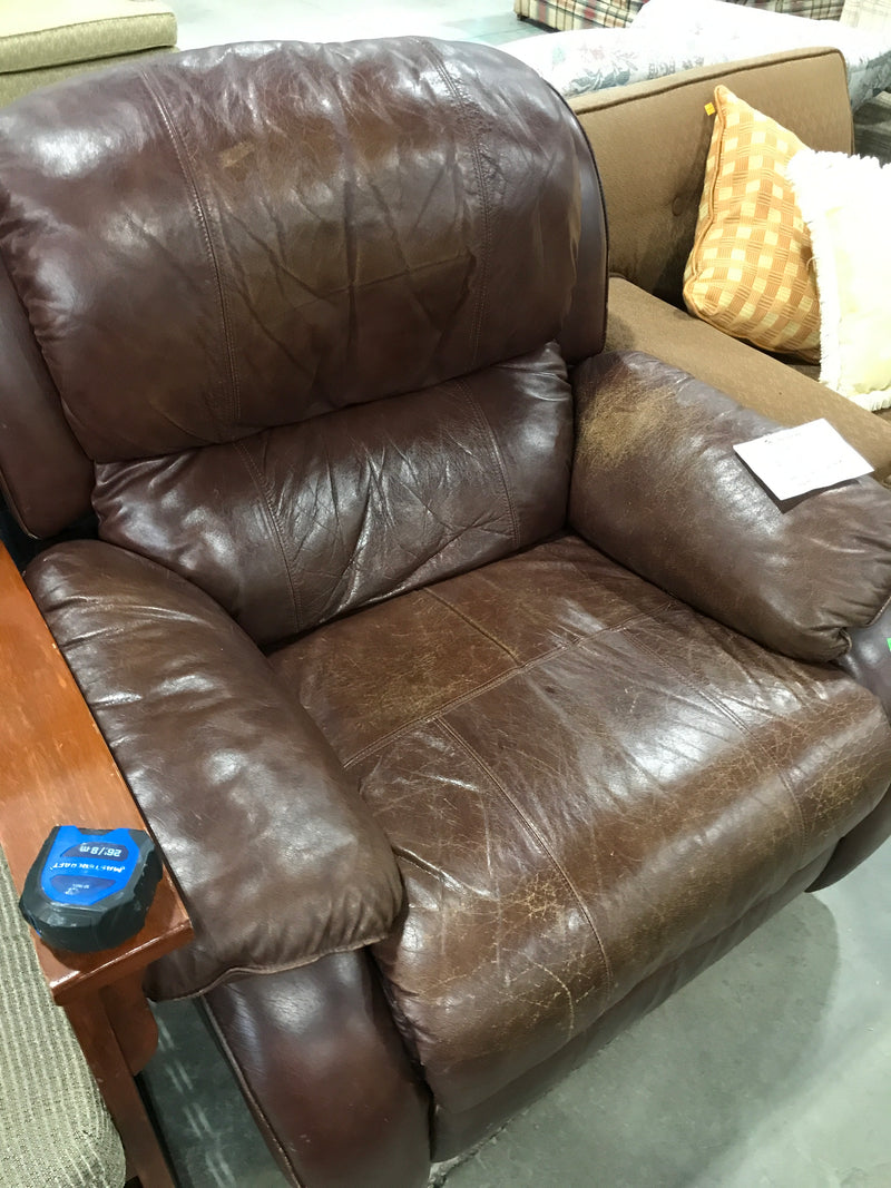Oversized Leather Armchair