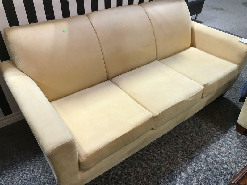 Yellow 3 Seater Sofa