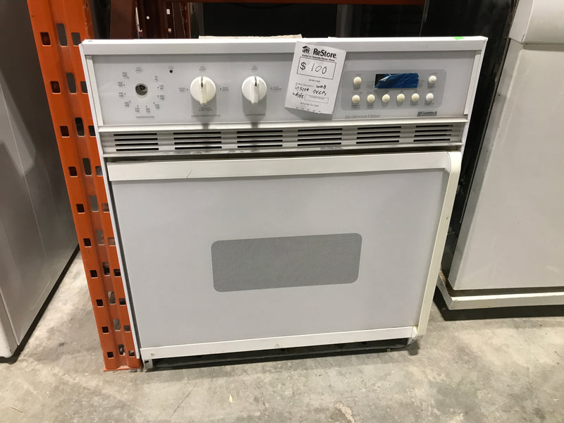 Wall insert oven, white