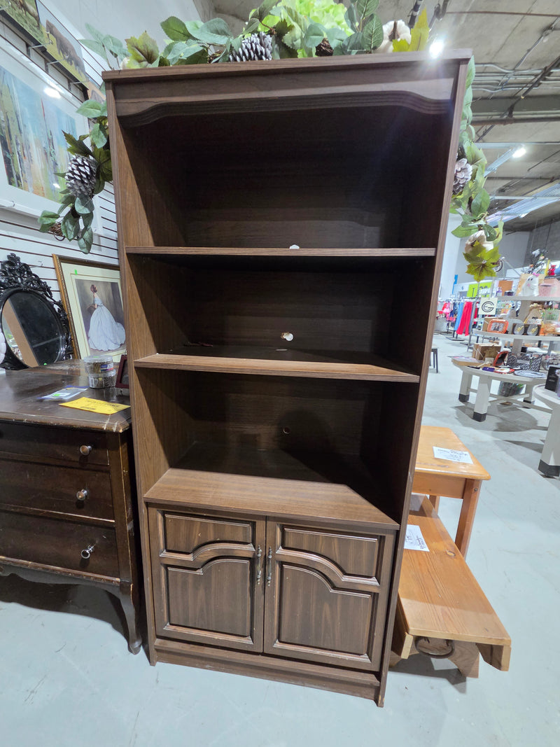 Wooden Hutch Bookcase