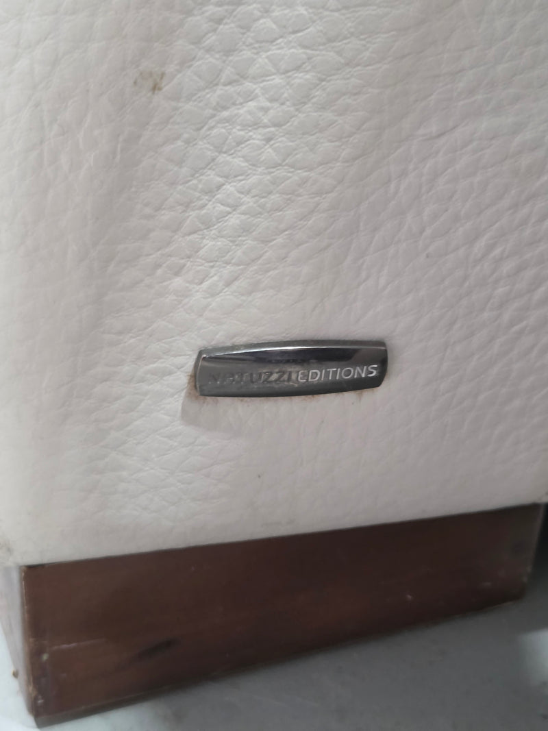 White Leather Sofa