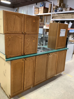 Mid-Century Kitchen Cabinet Set