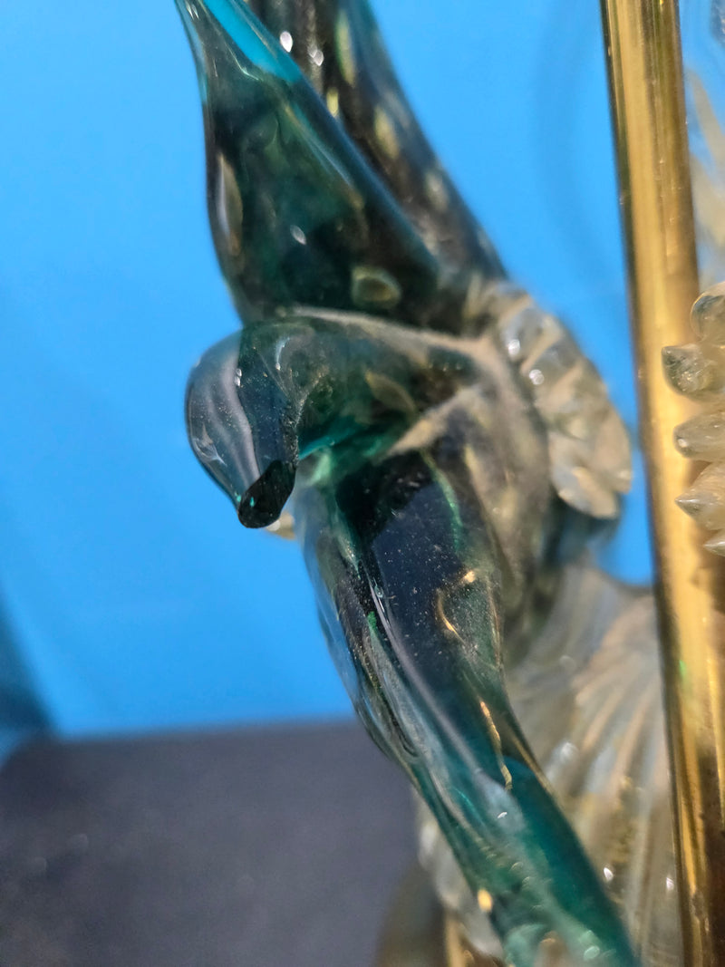 Mid-Century Modern Italian Murano Art Glass Fish Lamp