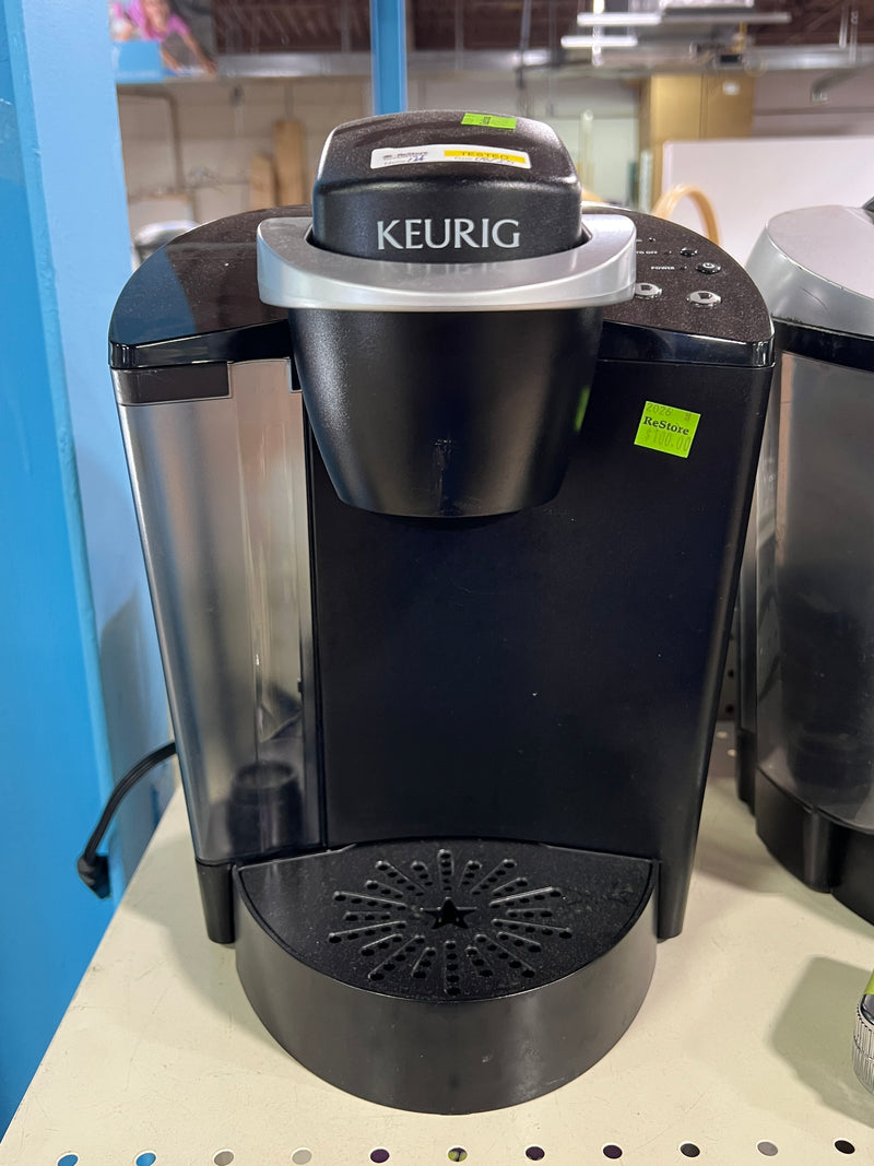 Keurig K-Classic Single-Serve K-Cup Pod Coffee Maker – Black & Silver