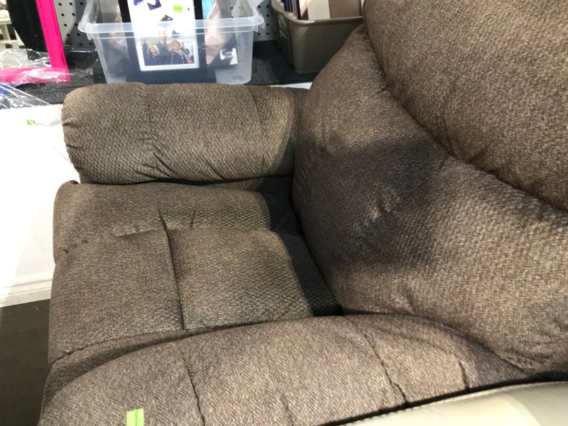 La-Z-Boy Brown Upholstered Manual Rocking Recliner Arm Chair