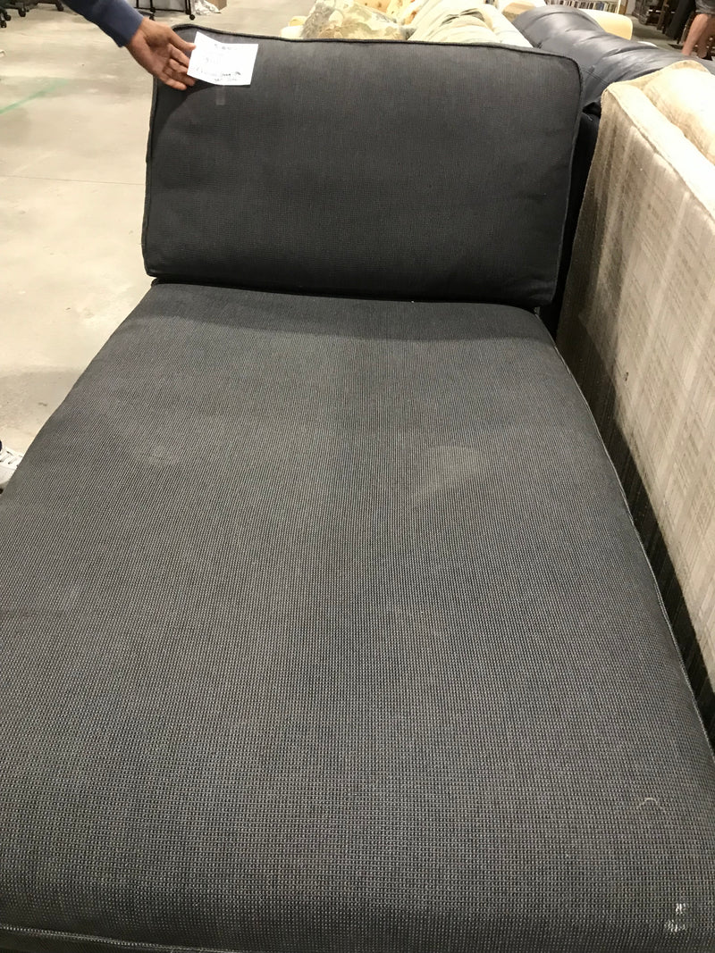 Charcoal Grey Lounger Sofa