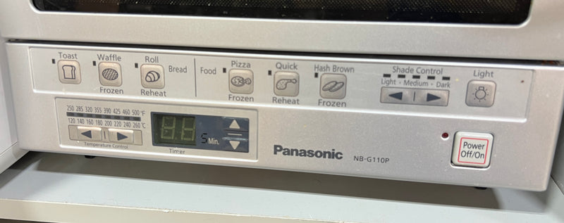 Panasonic FlashXpress NB-G110P Compact Toaster Oven with Infrared Heating