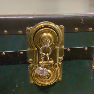 Brass Braced Trunk