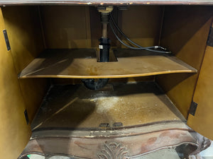 Antique-Style Bathroom Vanity with Black Granite Top