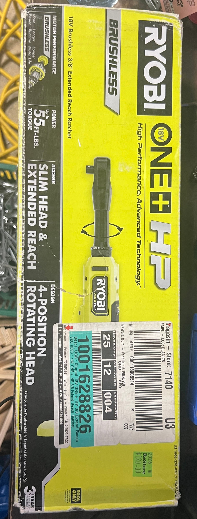 Brushless Extended Reach Ratchet