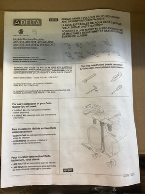 Delta Signature Pullout Faucet