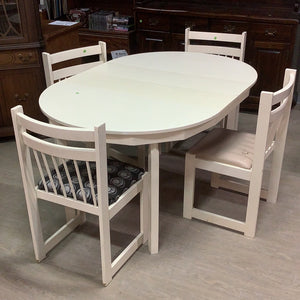 Painted White Dining Set
