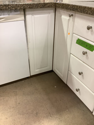 White Kitchen with Granite Countertops