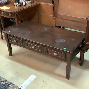 Sliding Drawer Coffee Table