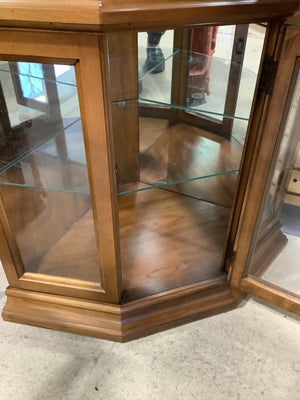 Illuminated Corner Cabinet