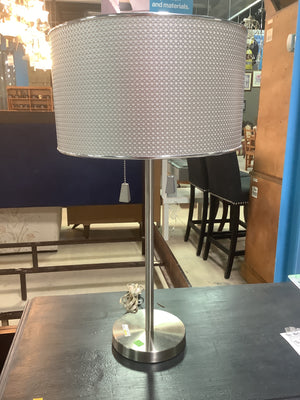 Silver Table Lamp