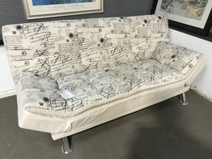 Printed Futon With Symbols Patterns