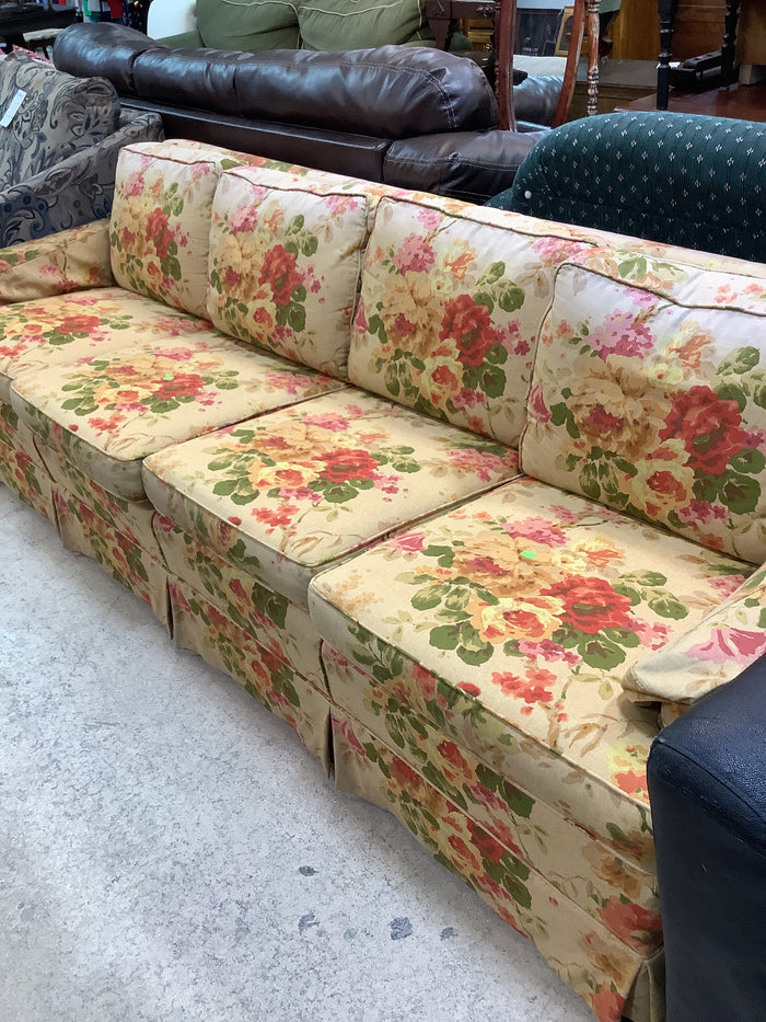 Vintage Floral Couch