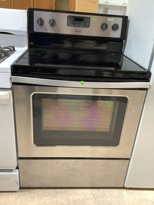 Black Whirlpool Stove