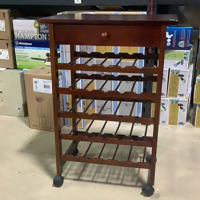 Rolling Wine Rack