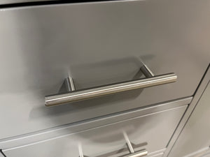 48”/60”/72” Double/Single Sink Grey Bathroom Vanity with Thick Quartz Top