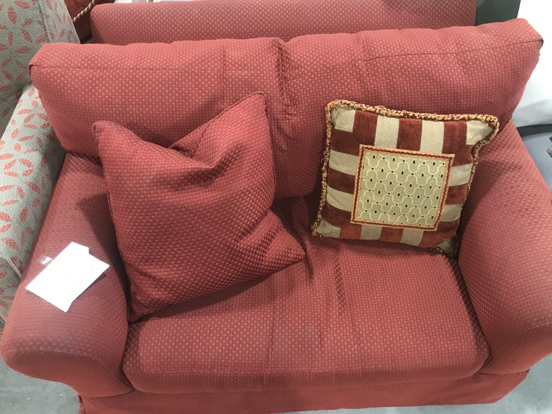 Red Woven Love Seat