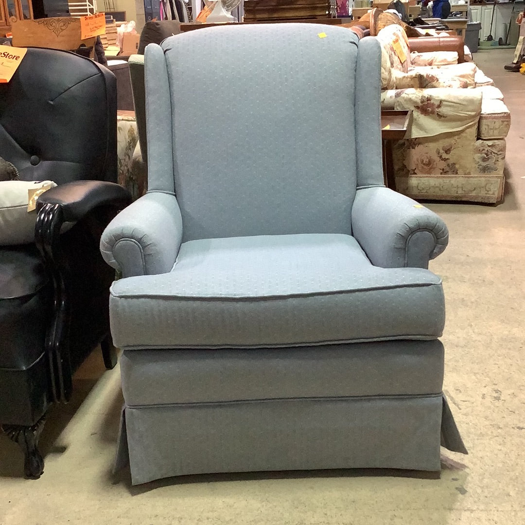 Baby blue arm online chair