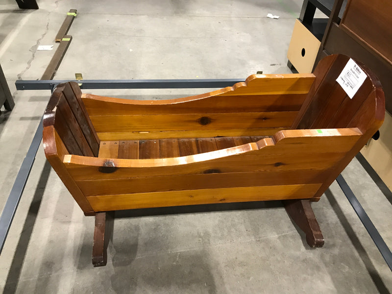 Solid Wood Rocking Crib