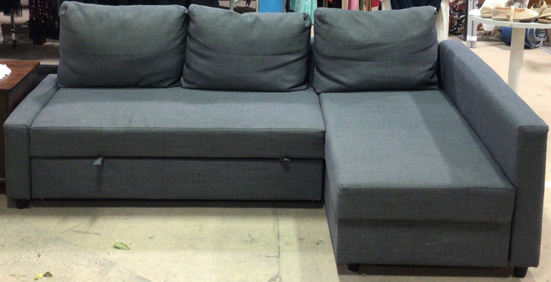 Grey Cozy Pull Out Couch