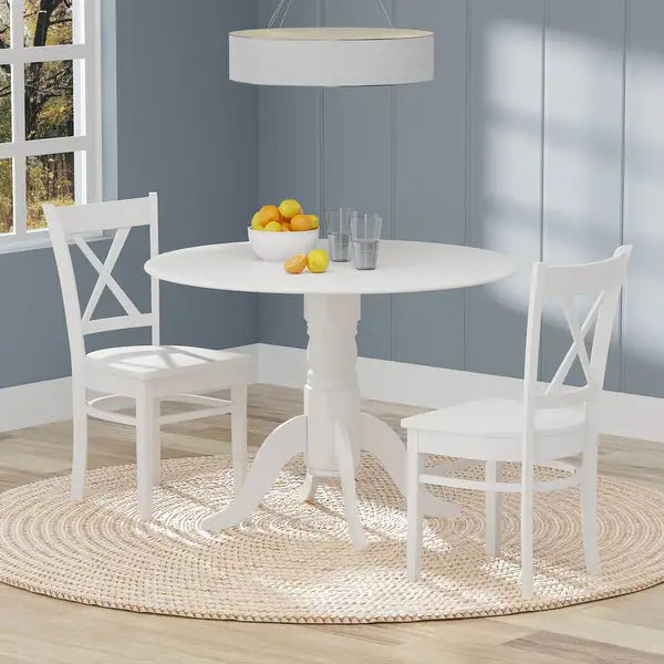 Blanca Round Wood Dining Table
