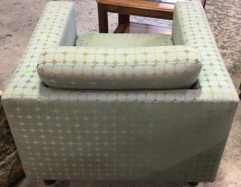 Green Geometric Armchair