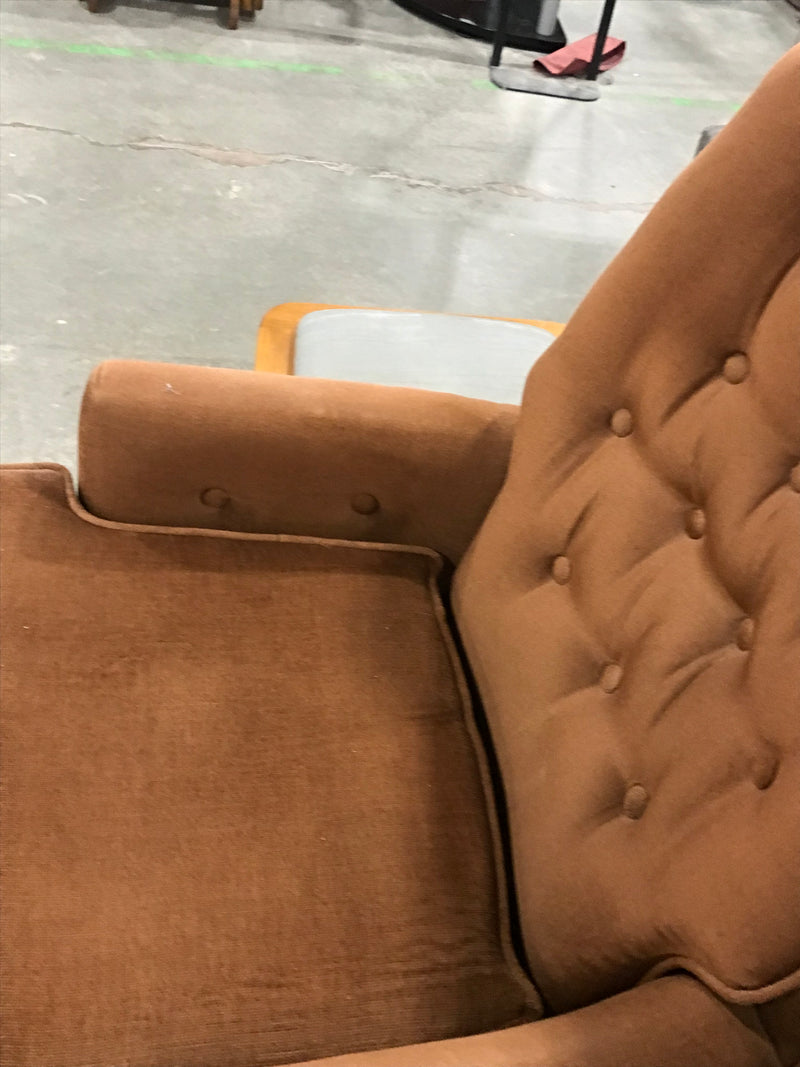 Brown Spinning ArmChair