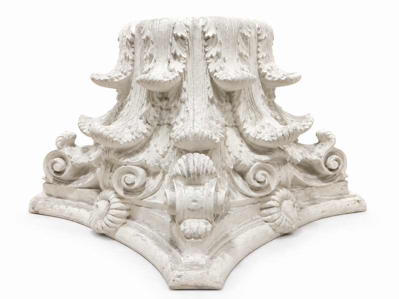 Large Ornate Decorative Column Capital
