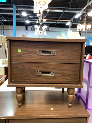 Modern Walnut Nightstand