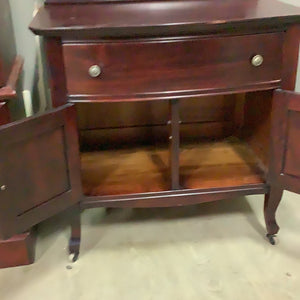 Dark Red Washstand