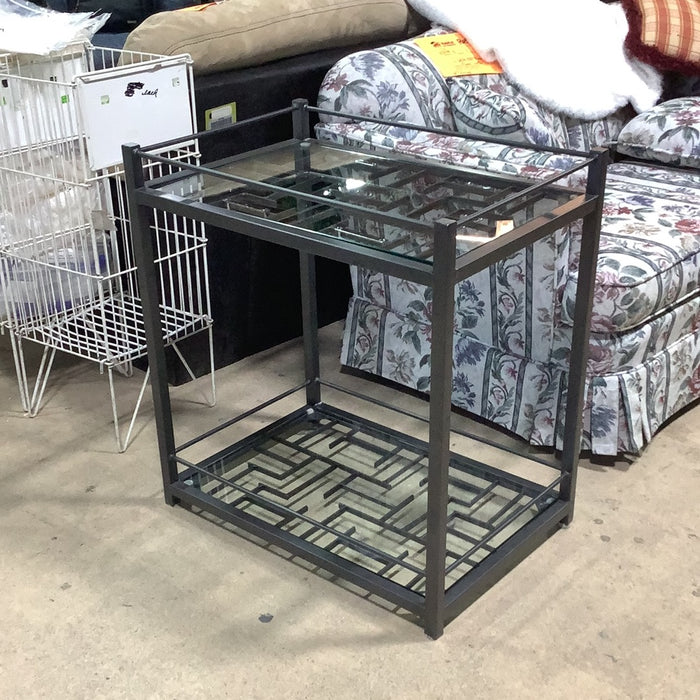 Art Deco Glass Wine Table