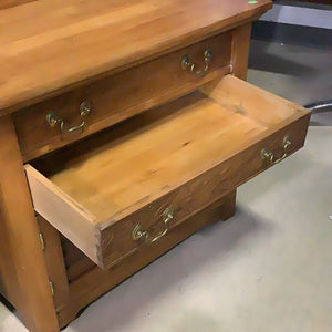 Carved Leaf Side Cabinet