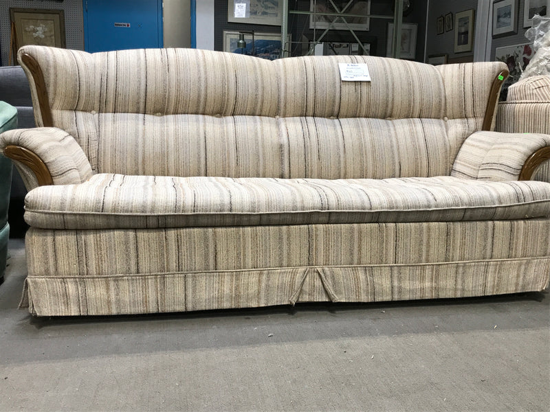 Highback beige sofa bed