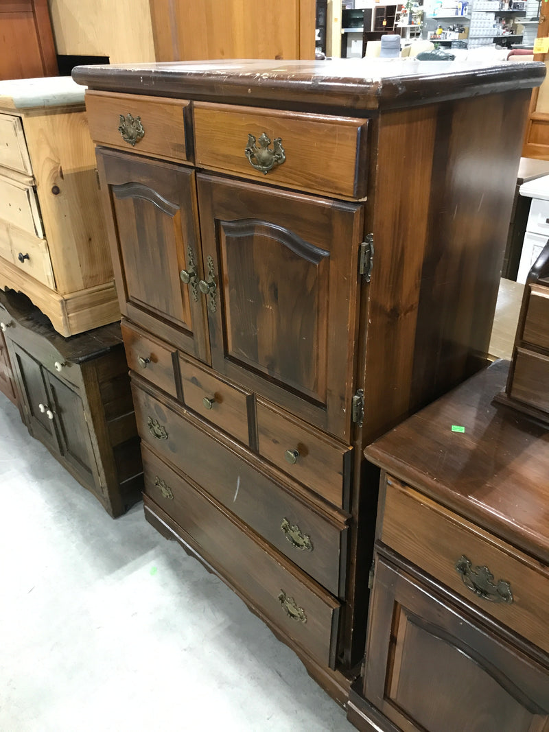 Tall Wooden Armoire
