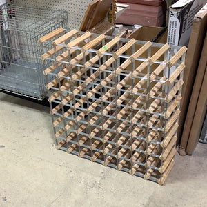 Metal Frame Bottle Rack